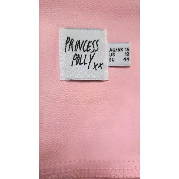 Princess Polly Academia Pleated Mini Skirt Pink Sz 12 Barbiecore Mean Girls Y2K - Picture 8 of 9